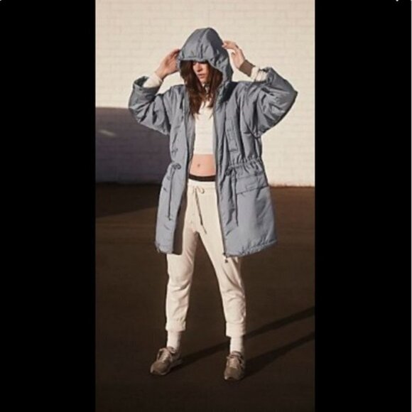 NEW FP Free People MOVEMENT Head In The Clouds Puffer Parka Jacket - Picture 2 of 8